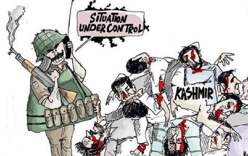 Kashmir Bleeds brutally by Indian Army and Narendar Modi