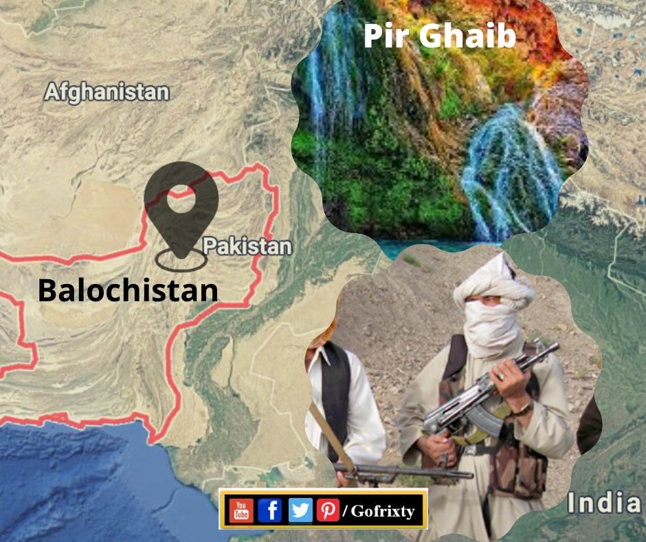 7 Soldiers have martyred today in two separate attacks in Balochistan map