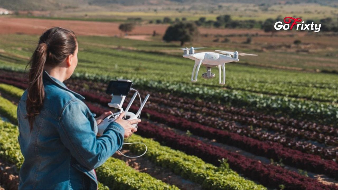 optimizing food production with drone farming