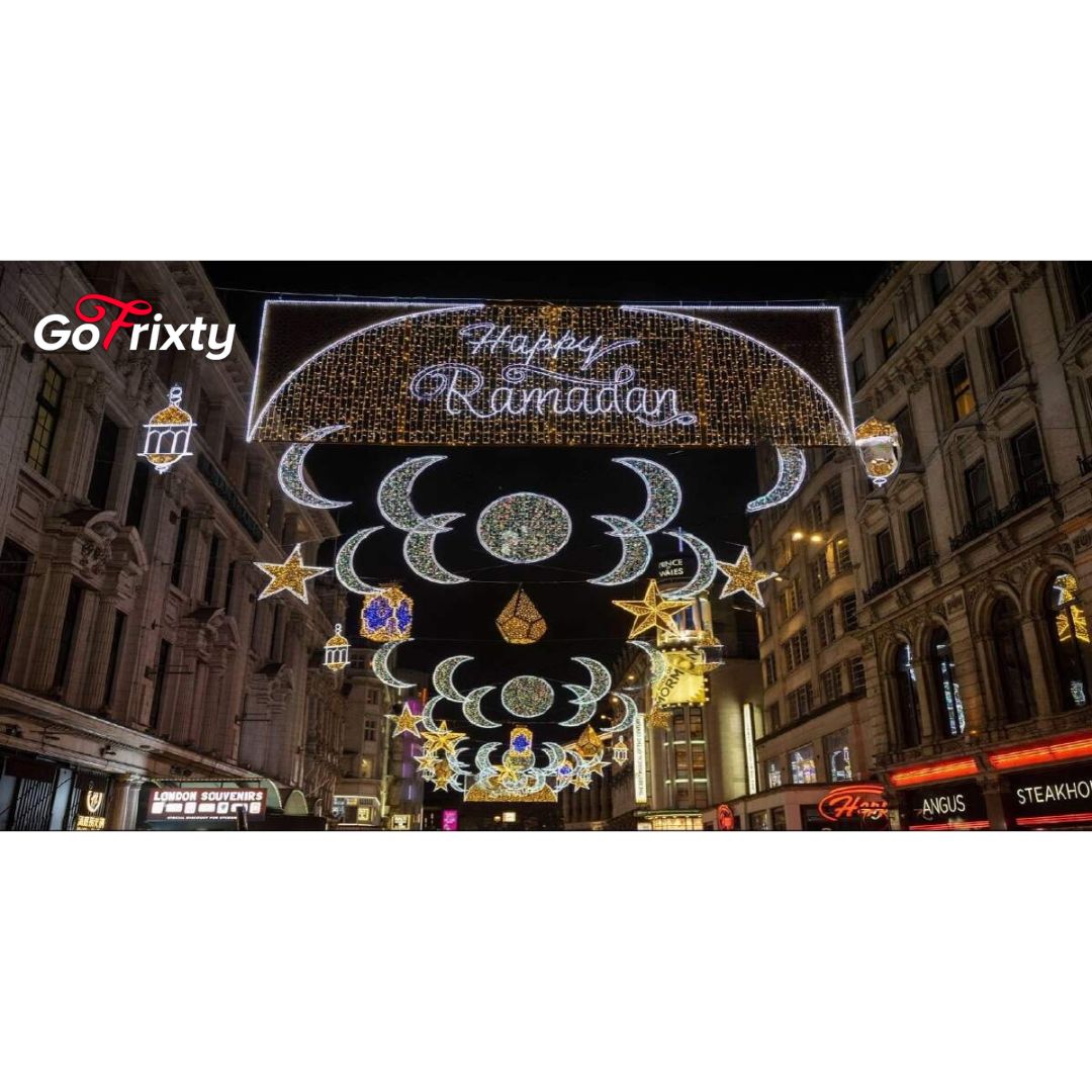 London Lights up to Welcome Ramadan