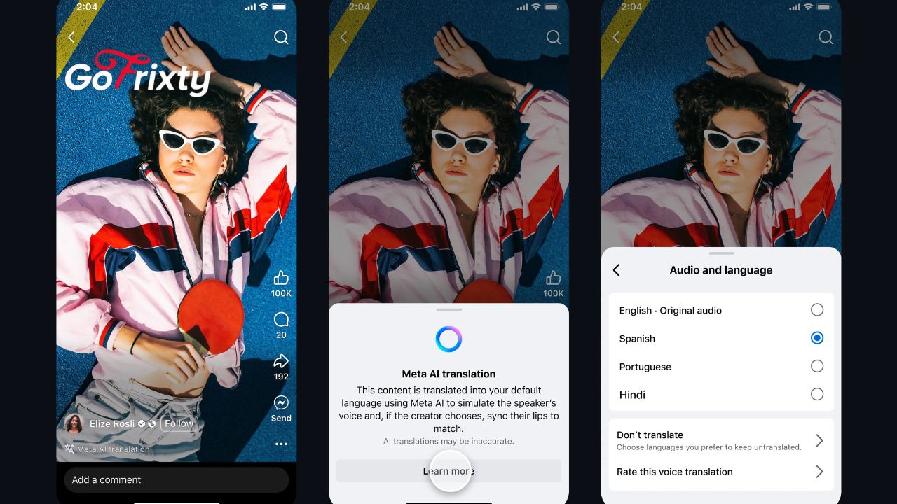 AI Translation for Reels